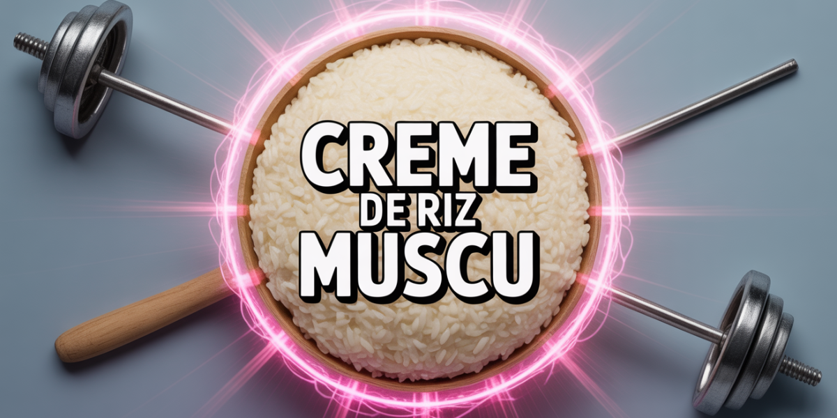 Bol creme de riz muscu energie gym