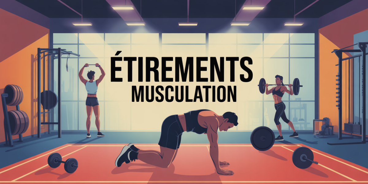 personnes qui pratiquent etirements musculation apres effort