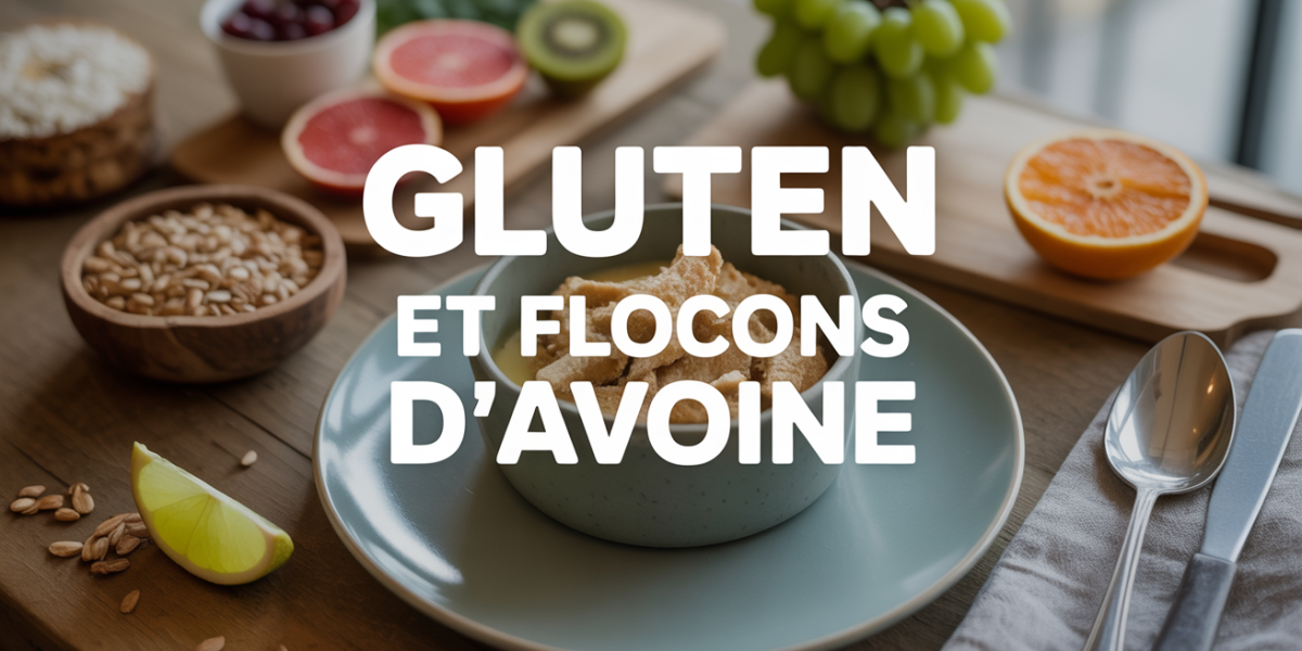bol de flocons d avoine gluten petit dejeuner sain