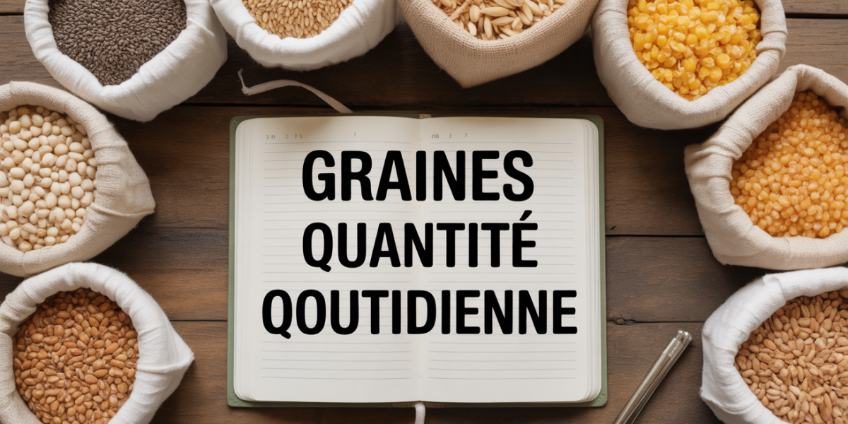 Selection graines chia lin tournesol courge chanvre quantite optimale