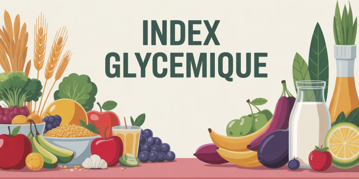 Tableau index glycémique avec aliments variés