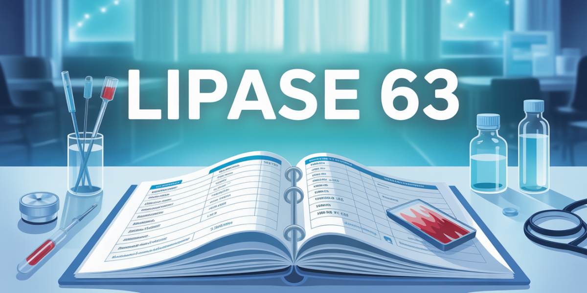 Dossier medical lipase 63 analyse sanguine