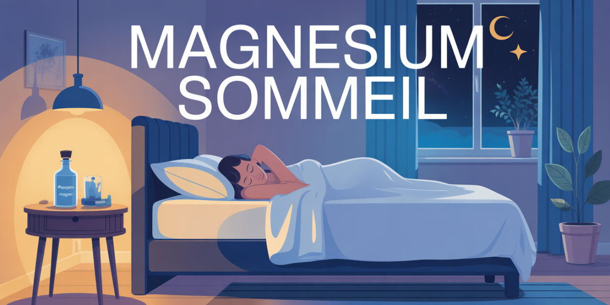 Chambre calme avec magnesium sommeil, ambiance nuit rassurante