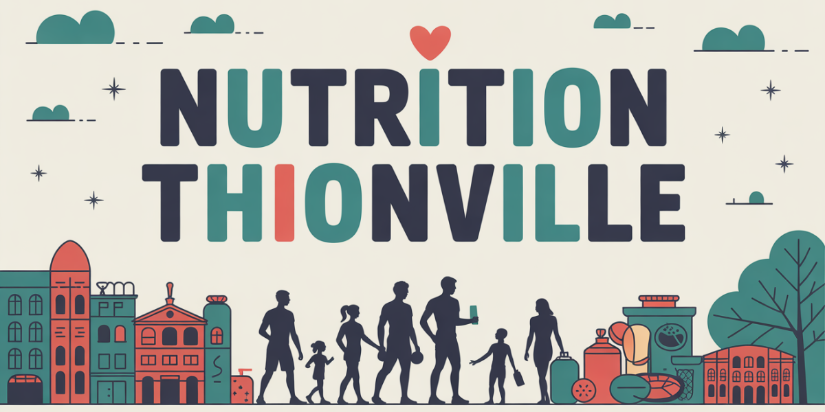 Fresque nutrition Thionville avec sportifs et compléments