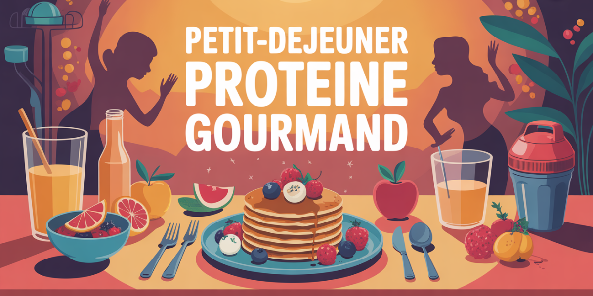 petit dejeuner proteine gourmand, pancakes whey et fruits frais