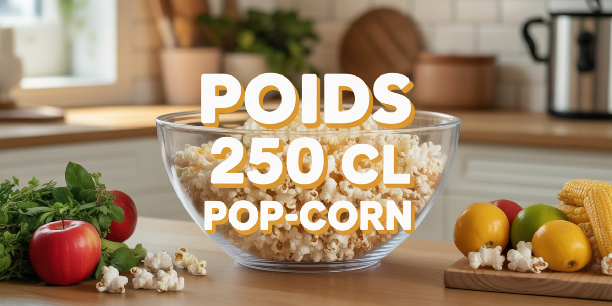saladier pop corn soufflé 250 cl avec balance cuisine
