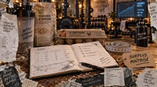 Prise de masse musculaire : surplus maîtrisé et suivi (tour de taille, shaker, nutrition)
