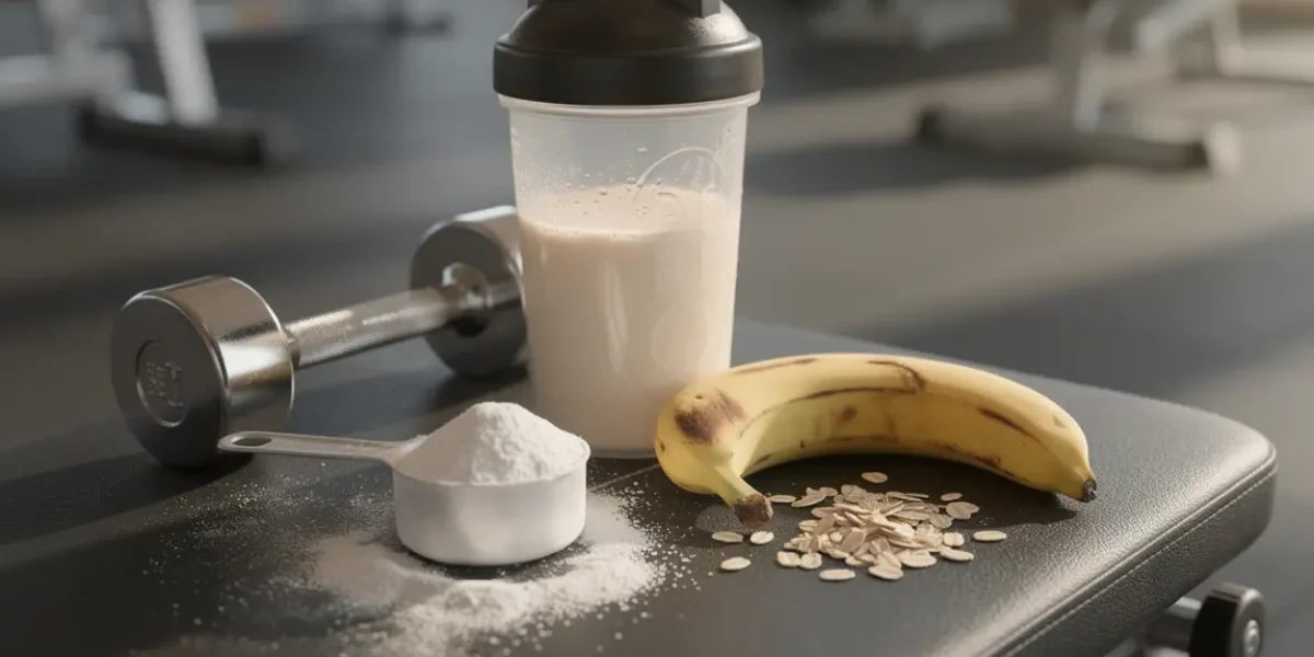 protéine whey shaker musculation banane