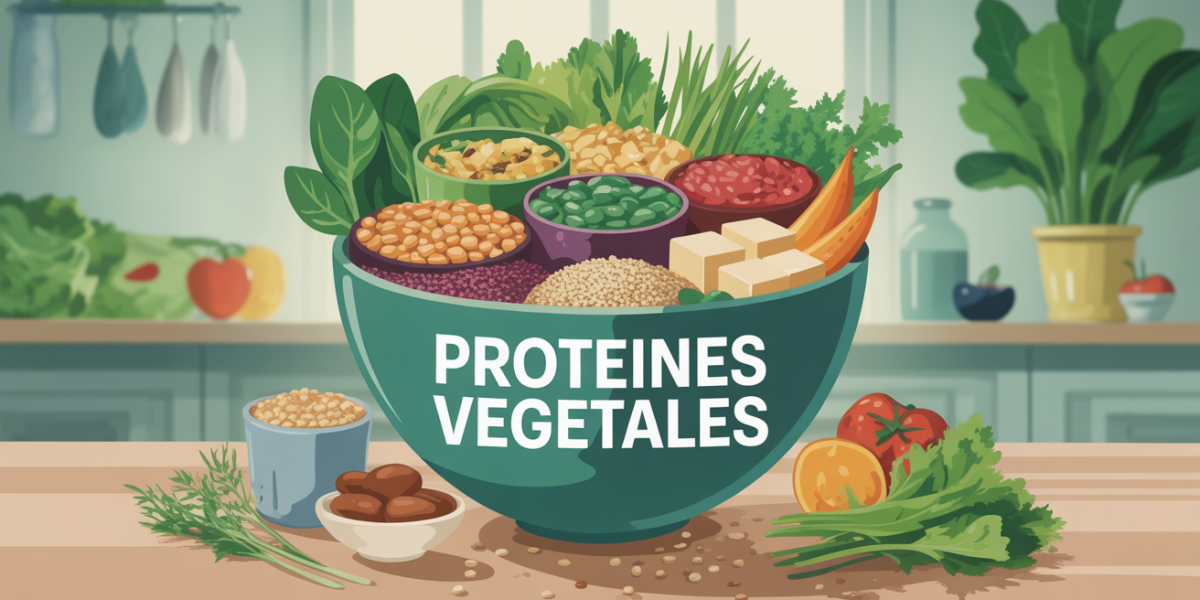 proteines vegetales bol legumes lentilles tofu quinoa spiruline