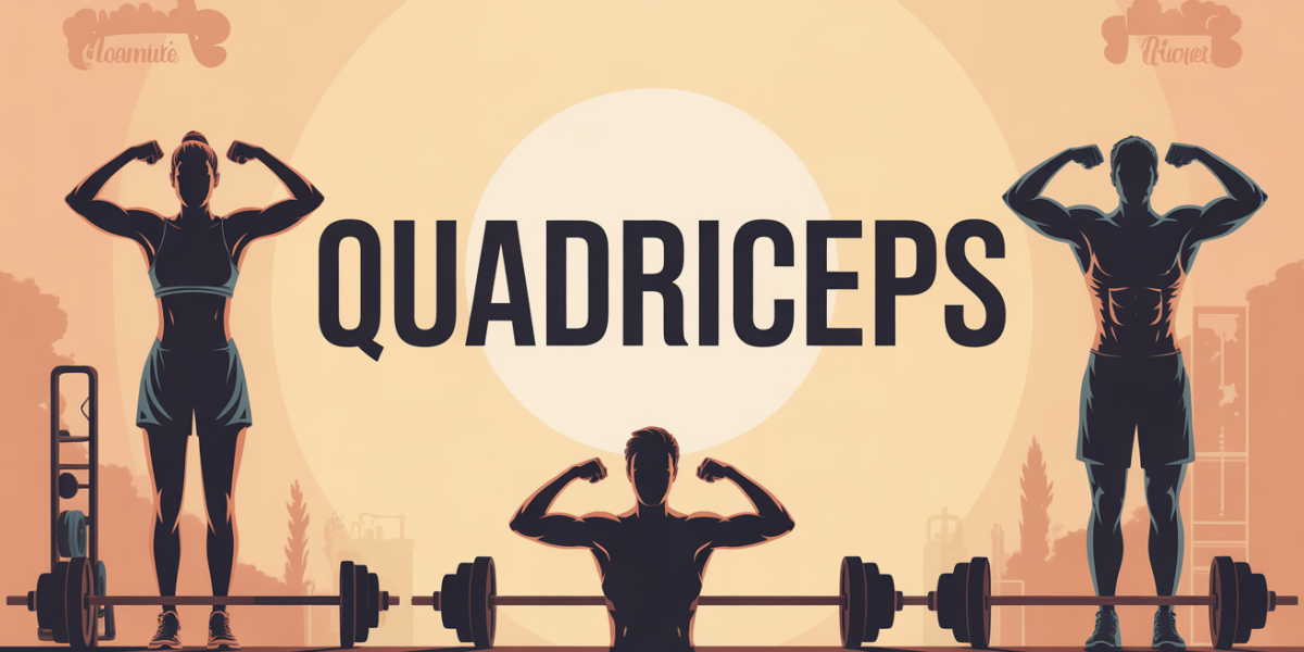 Illustration étirement quadriceps debout sport
