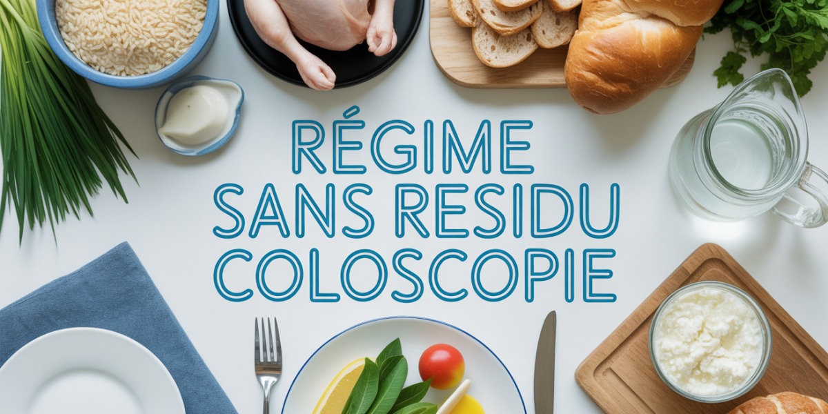 table aliments sans residu pour coloscopie riz blanc poulet pain blanc