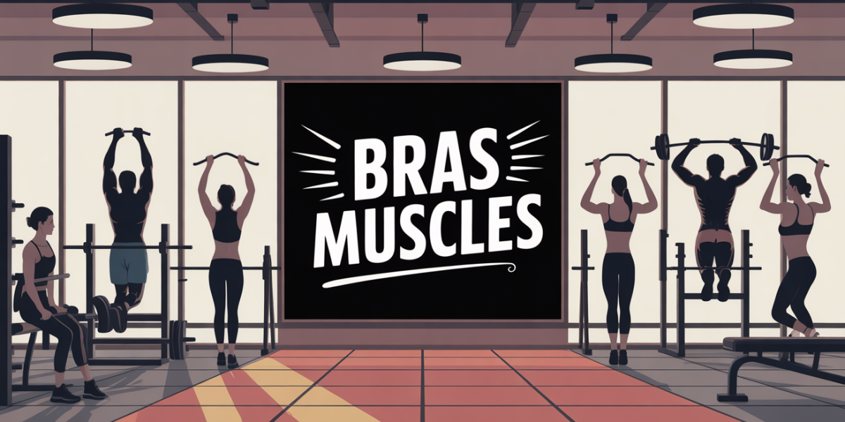 silhouettes entrainement bras musculation
