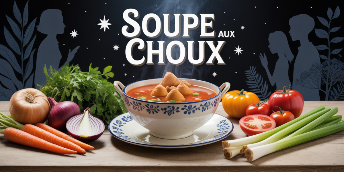 assiette soupe aux choux minceur et légumes frais