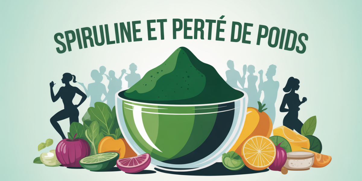 illustration spiruline et perte de poids