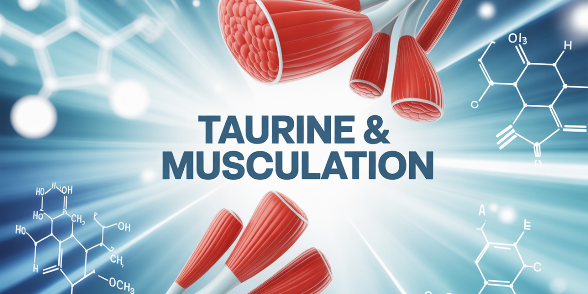 taurine musculation cellule stylisee