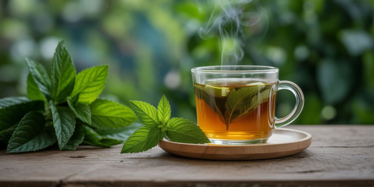 Infusion de menthe poivree tasse fumante conseils sante