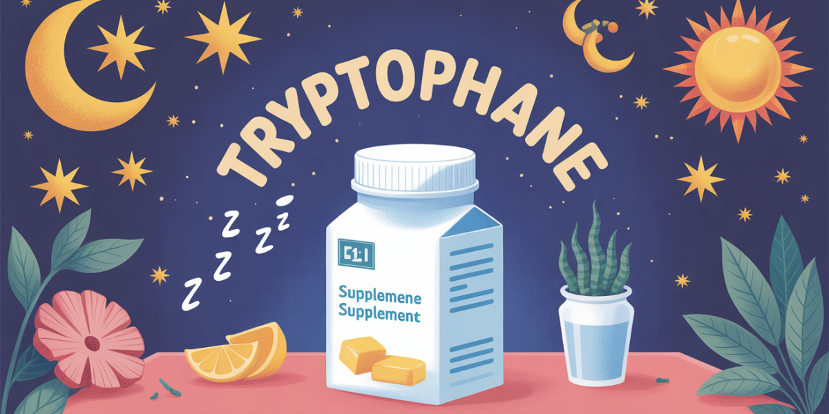 tryptophane boite supplement illustration sommeil moral
