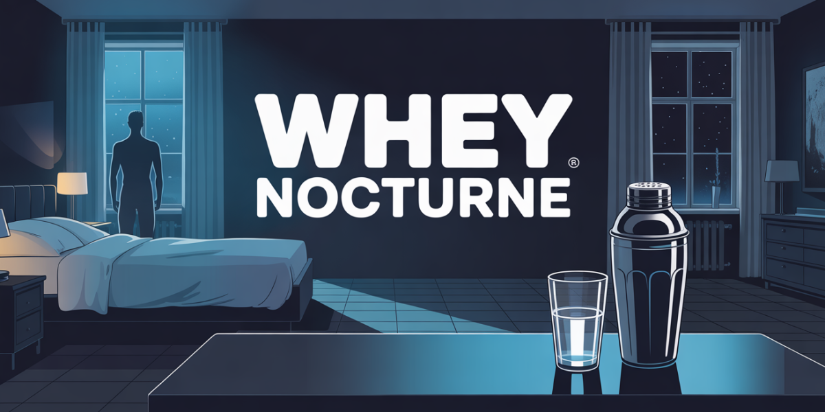 whey nocturne shaker récupération sommeil
