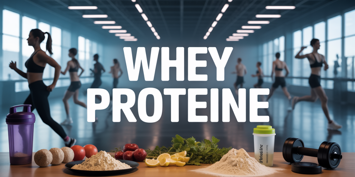 vue salle sport shaker whey proteine aliments